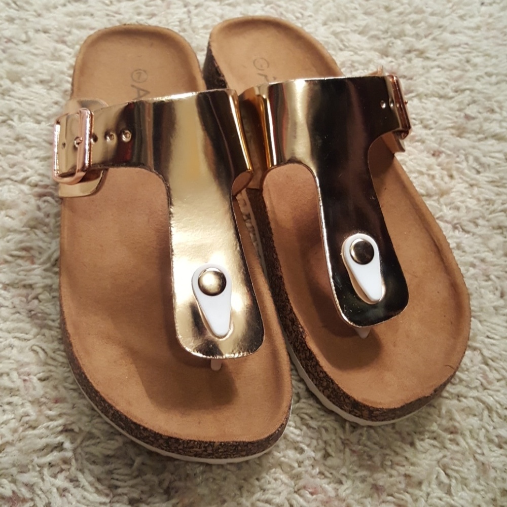 Rose Gold sandals